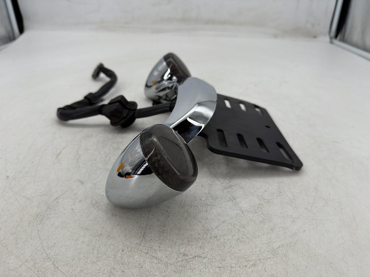 2012 Harley Street Glide Touring Rear Left & Right Turn Signals & License Plate