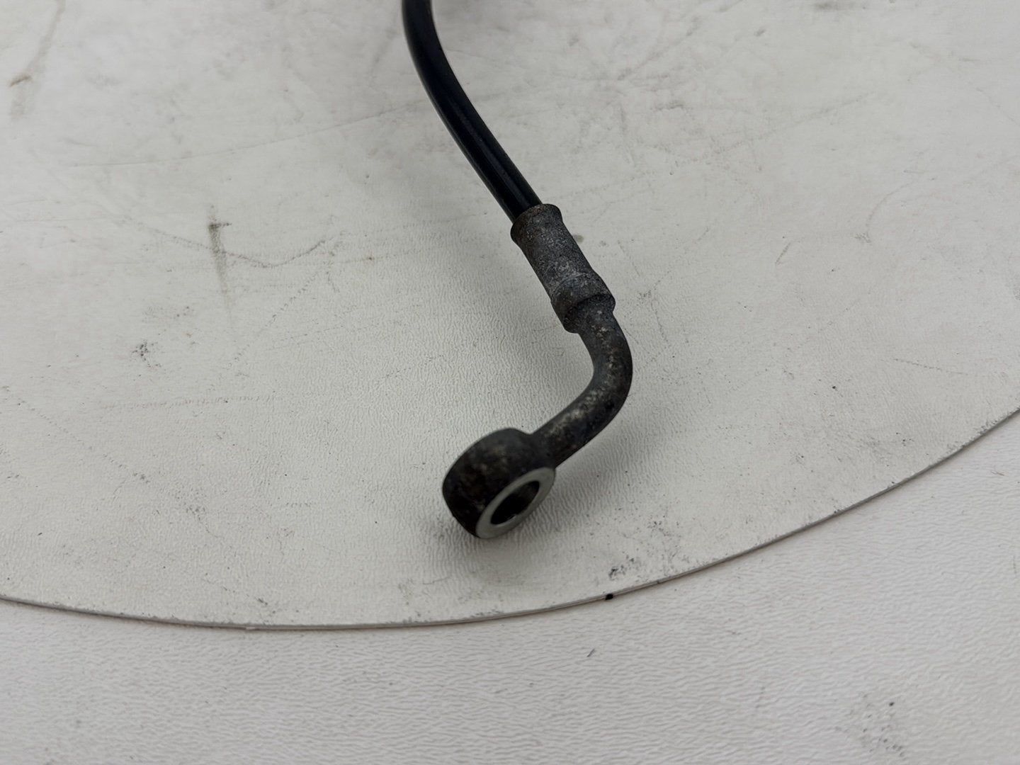 2012 Harley Dyna Fat Bob FXDF 103 OEM Rear Brake Hose Line Pipe