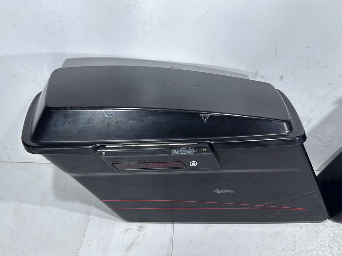 2011 Harley Road Glide Touring FLTRX OEM Left Right Saddlebags Luggage NOKey