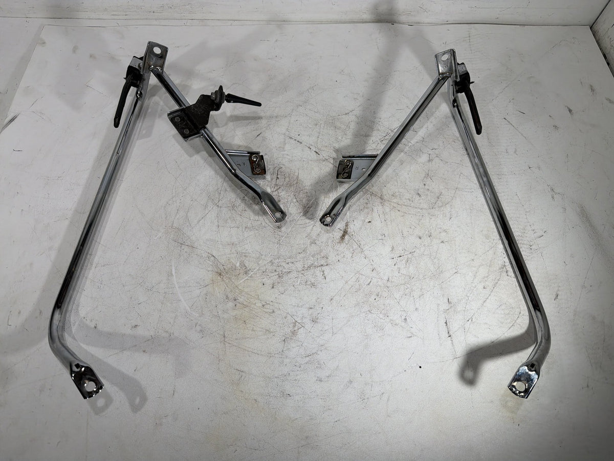 2009 Harley Street Glide Touring OEM Rear Left Right Saddlebag Guard Rails Bar