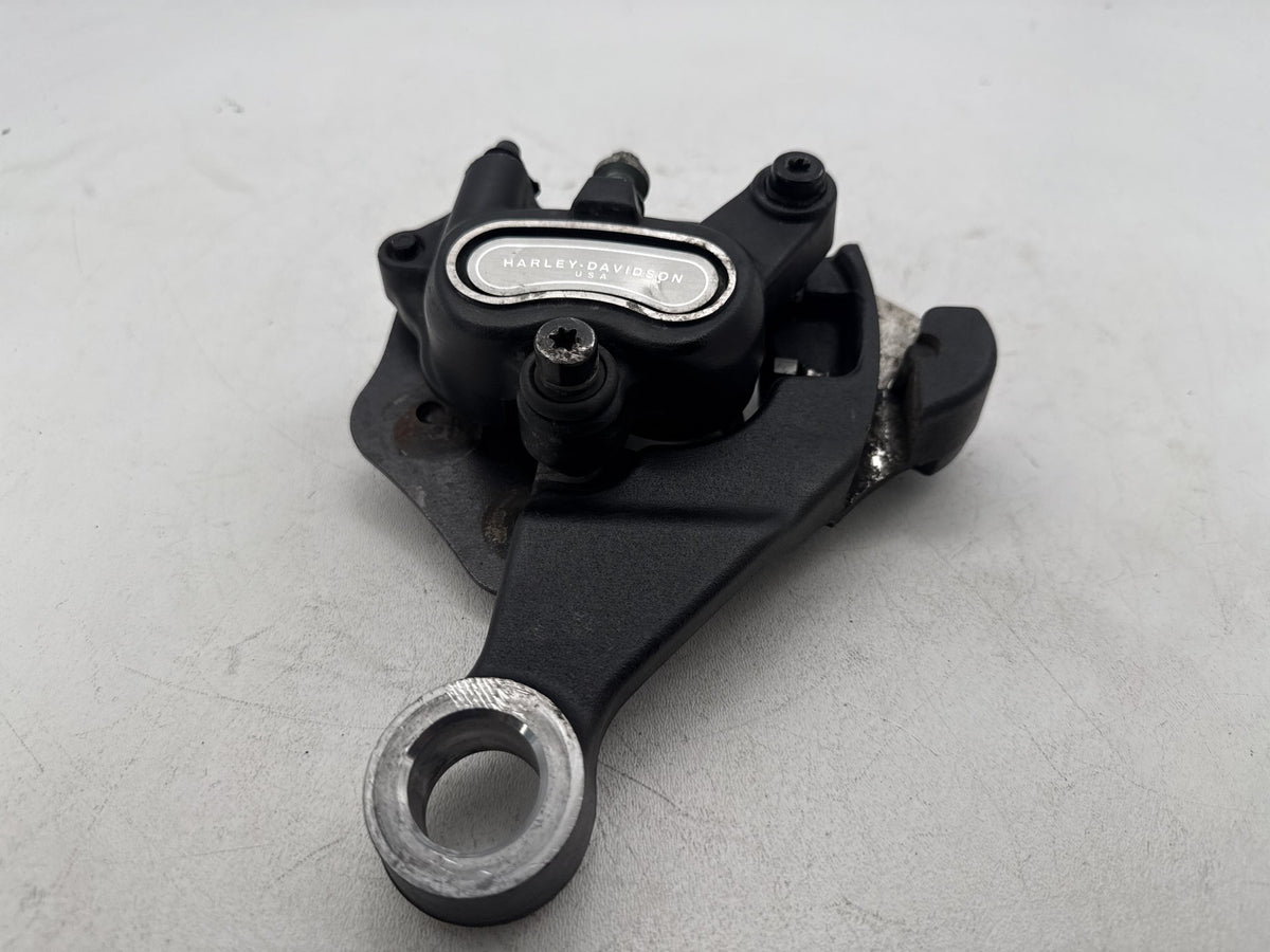 2014 Harley Softail Slim FLS OEM Rear Back Brake Caliper w/ Bracket 40908-08