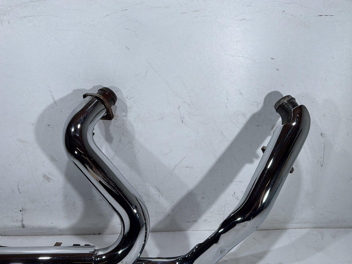 2001 Harley Electra Glide Touring Exhaust Header Pipe 2 into 1 NO Bracket BENT