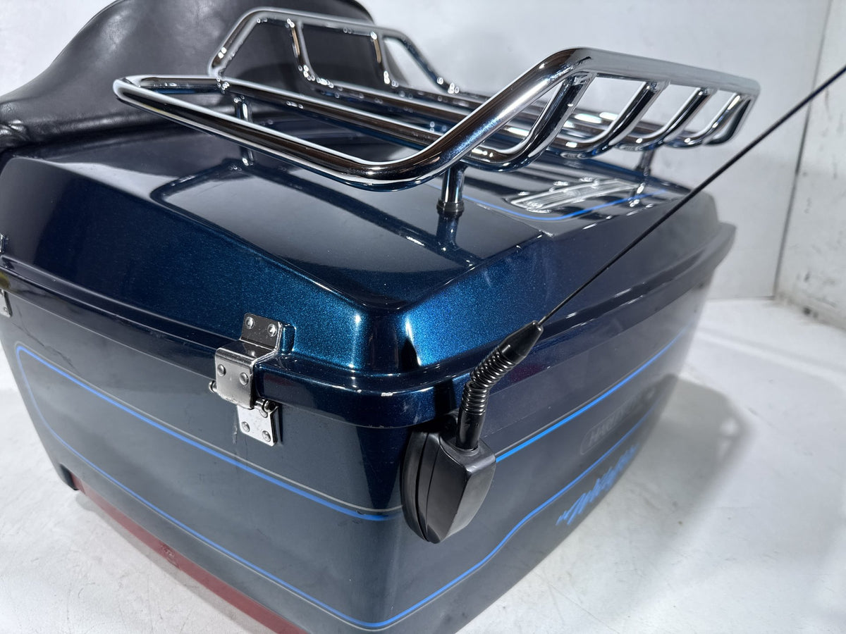 02 Harley Electra Glide Touring Classic OEM Pass Backrest Tour Pak Luggage NOKey