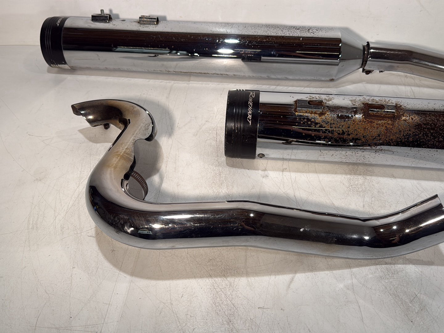 2007 - 2012 Harley-Davidson Touring Street Glide Exhaust Header Pipes Muffler Rinehart