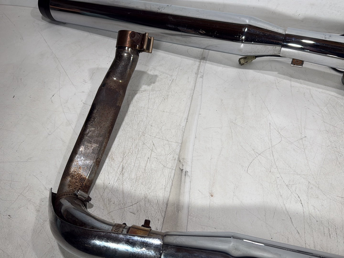 2012 Harley Street Glide Touring FLHX OEM Exhaust Header Pipes Muffler