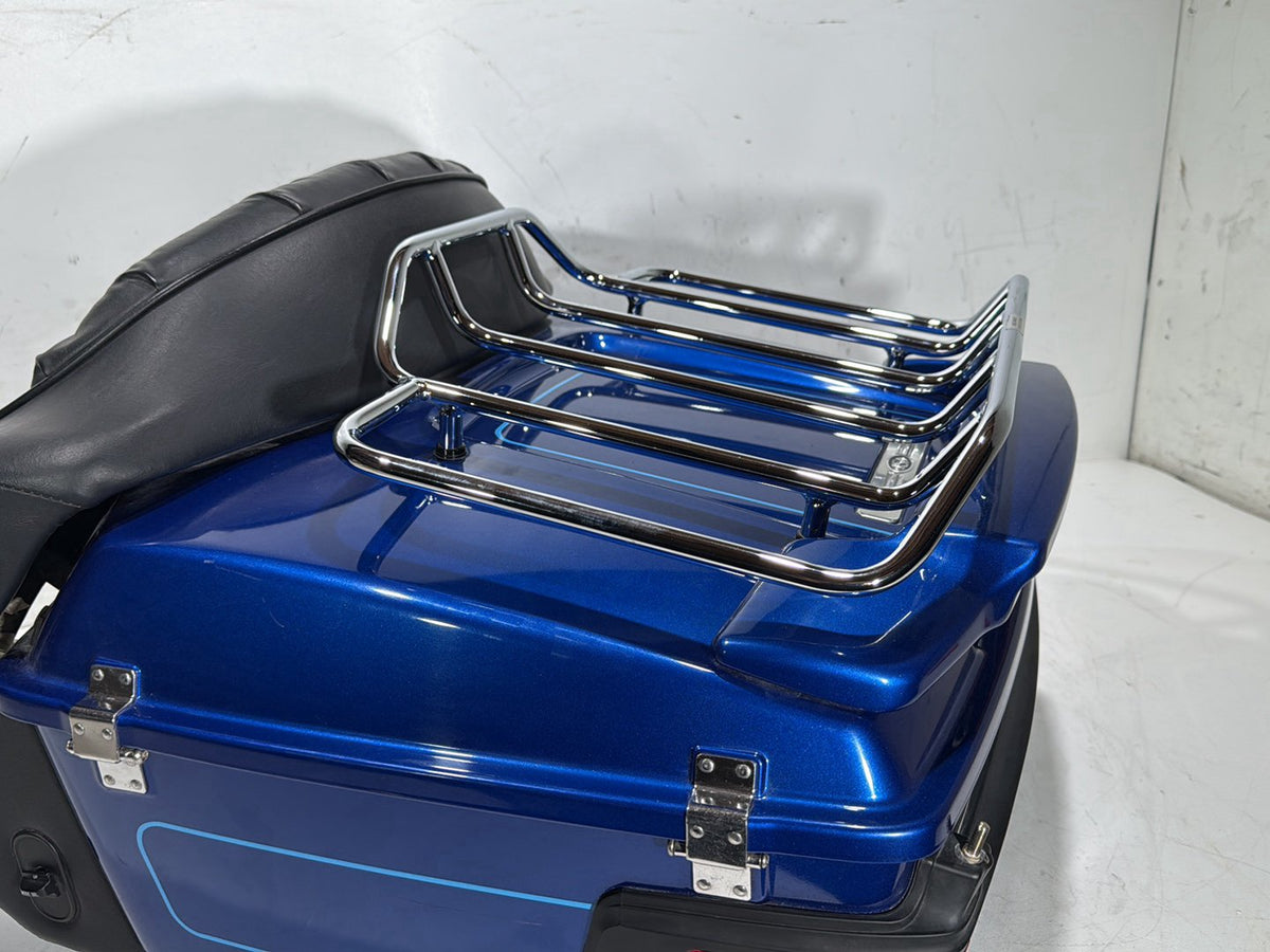 2009 Harley Electra Glide Touring Ultra FLHTCU OEM Pass Backrest Tour Pak Luggage NOKey