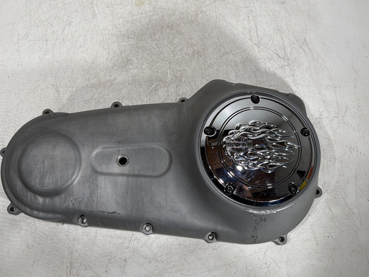 2009 Harley Dyna Street Bob FXDB OEM Outer Primary Clutch Cover