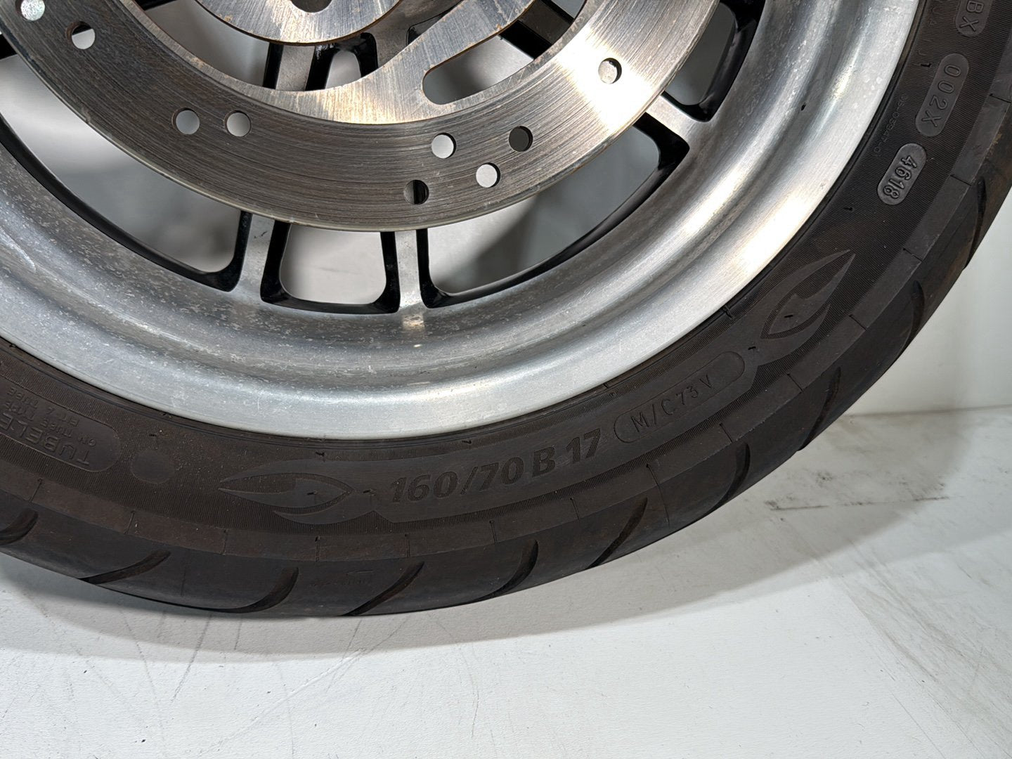 2008 Harley Dyna FXDL Low Rider Anniversary OEM Front & Rear Wheel Rim Tire
