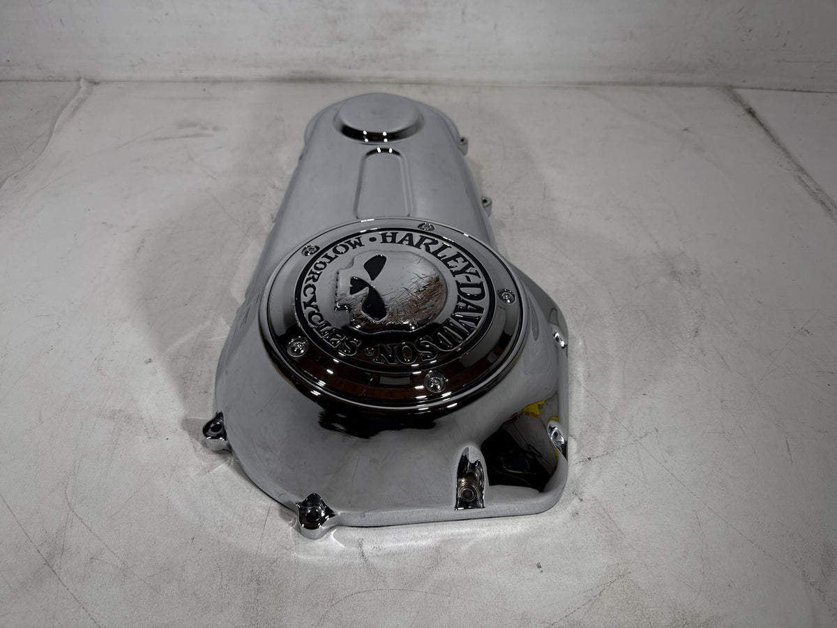 2011 Harley Softail Deluxe FLSTN OEM Outer Primary Clutch Cover SCRATCHED
