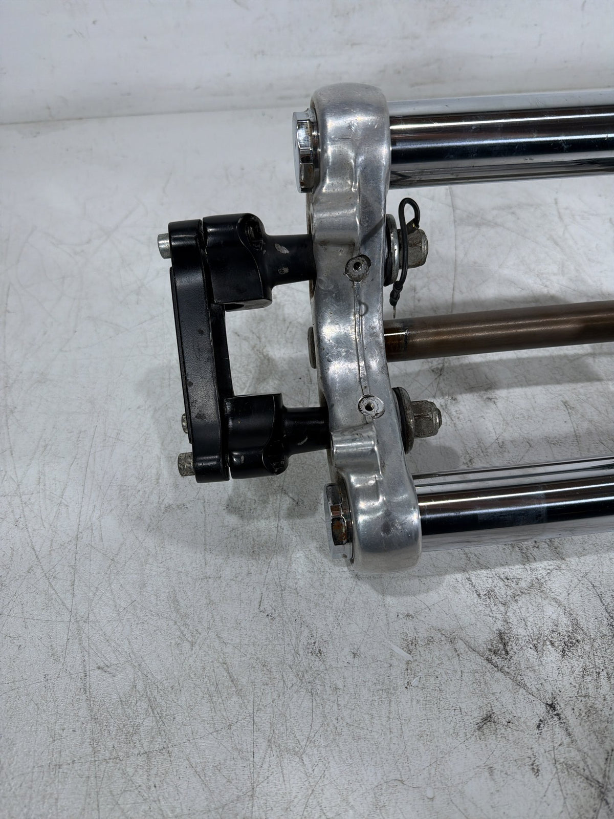 1991 Harley Sportster 883 XLH883 Front Triple Tree Set & LH RH Fork Legs Sliders