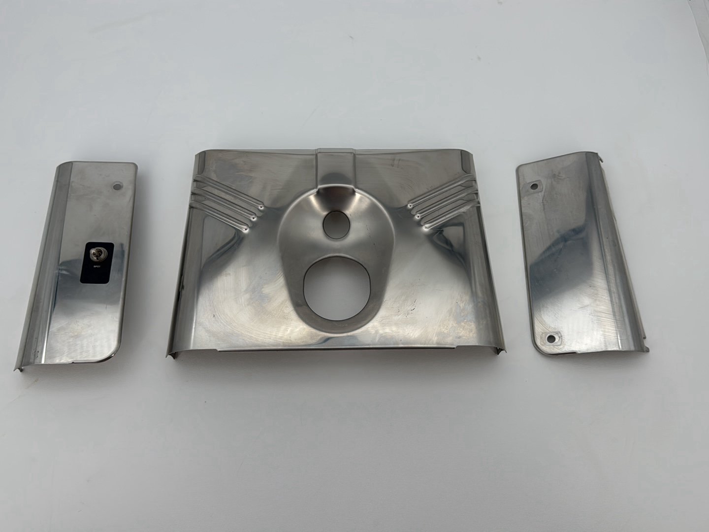 2007 Harley Softail Heritage Classic FLSTC OEM Front Left Right Fork Tube Slider Guard Covers