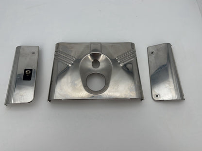 2007 Harley Softail Heritage Classic FLSTC OEM Front Left Right Fork Tube Slider Guard Covers