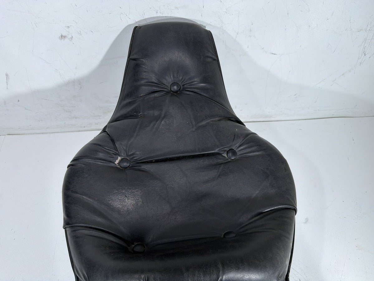 91 Harley Electra Glide Touring Classic Passenger Rider Driver Seat Saddle TORN