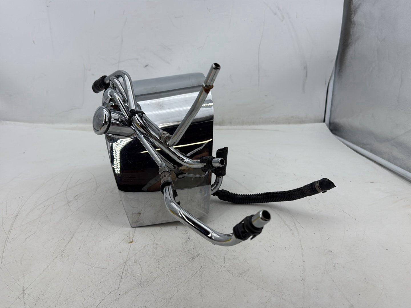 05 Harley Heritage Softail Classic Oil Tank Reservoir Bottle Canister &amp; Dipstick