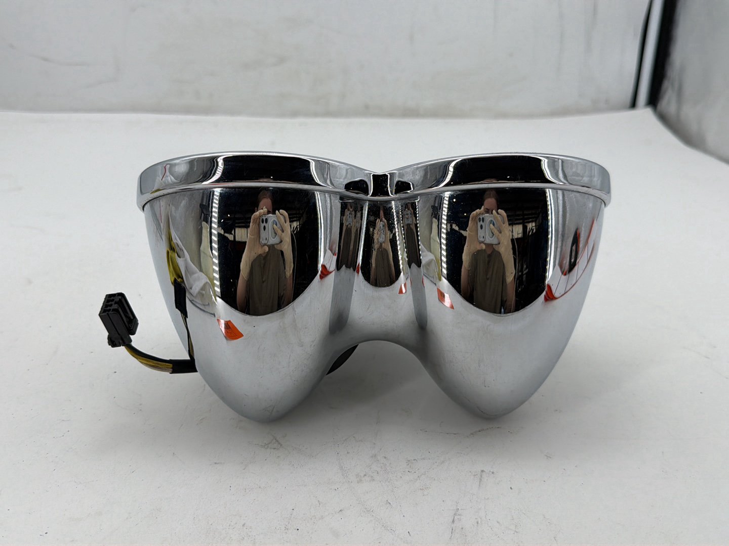 2008 Harley Dyna Fat Bob FXDF OEM Headlight Headlamp Head Light Halogen DUAL