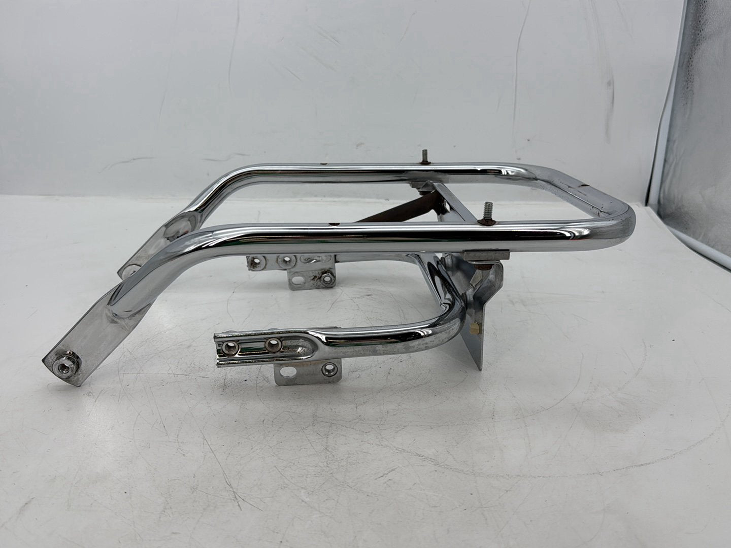 2008 Harley Touring FLHTCU Electra Glide Ultra OEM Rear License Plate Support Bar Holder