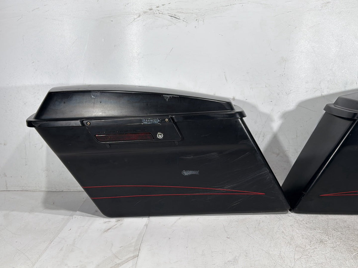 2011 Harley Road Glide Touring FLTRX OEM Left Right Saddlebags Luggage NOKey
