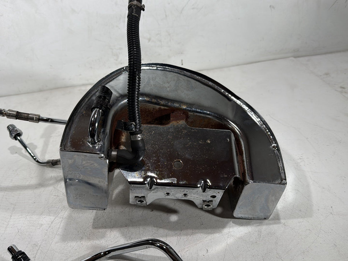 2004 Harley Heritage Softail Classic FLSTCI OEM Oil Tank Reservoir Bottle Canister & Dipstick