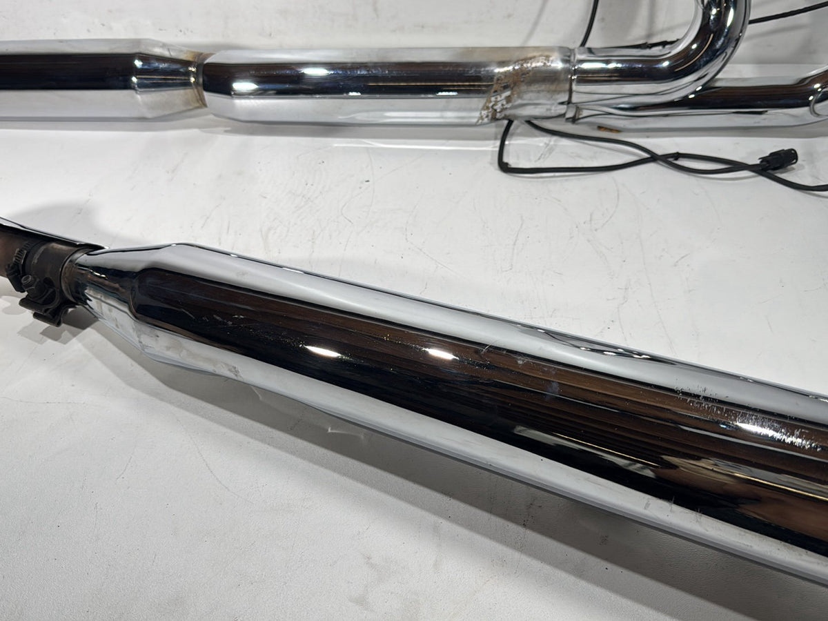2017 Harley Road Glide Touring FLTRXS OEM Exhaust Header Pipes Muffler 65600176