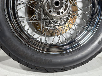 2005 Harley Heritage Softail Front Rear Wheel Rim Tire 130/90B16 150/80B16 16"