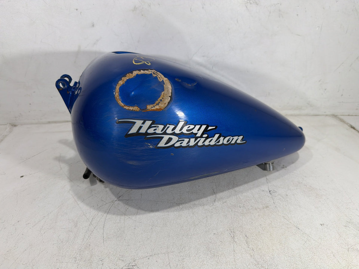 2007 Harley Dyna Super Glide FXD OEM Fuel Gas Tank Gasoline Reservoir * DENTED *