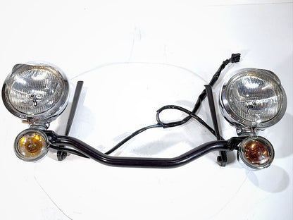 1986 - 1998 Harley-Davidson Softail Heritage Classic Front Turn Signal Indicators Aux Light Bar 57852-02A