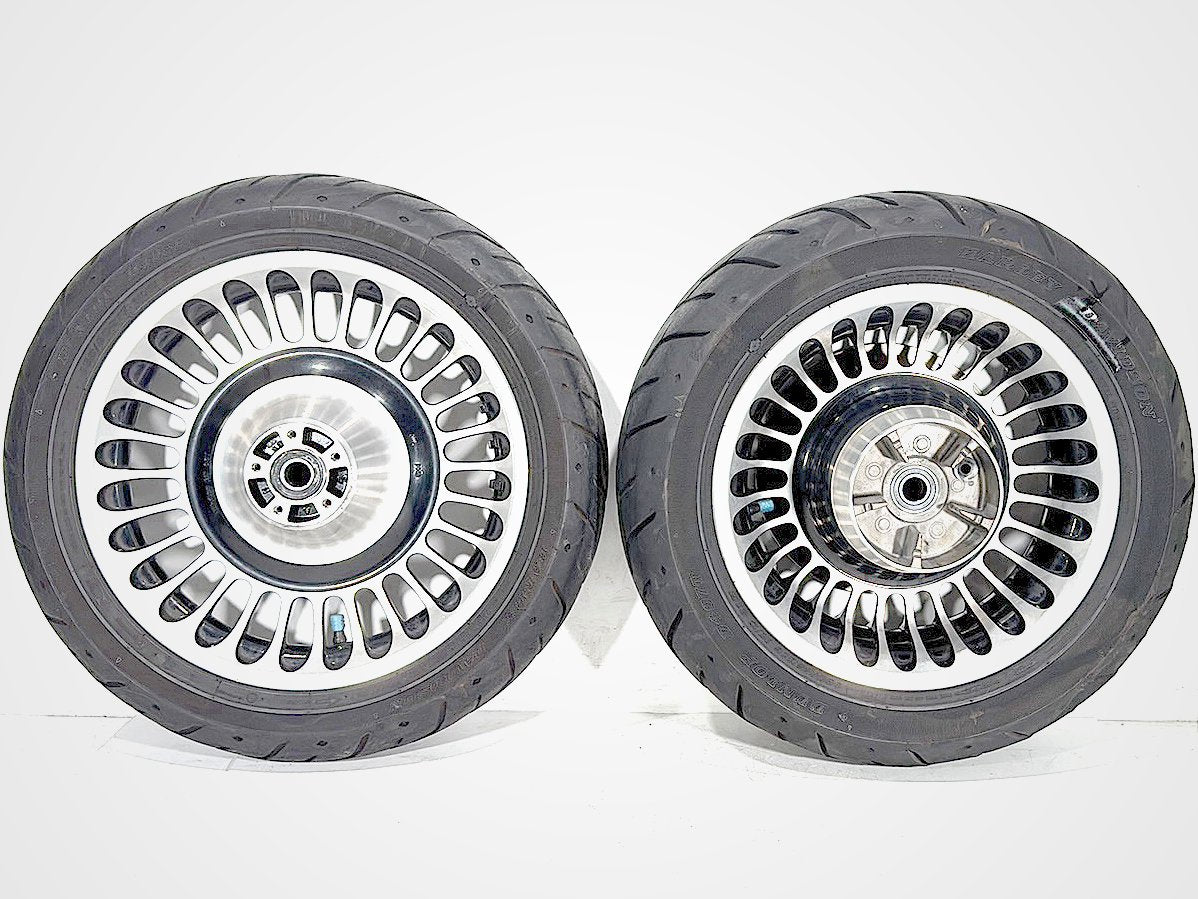 2012 Harley Electra Glide Touring Ultra Front & Rear Wheel Rim Tire 17" 16" NON-abs