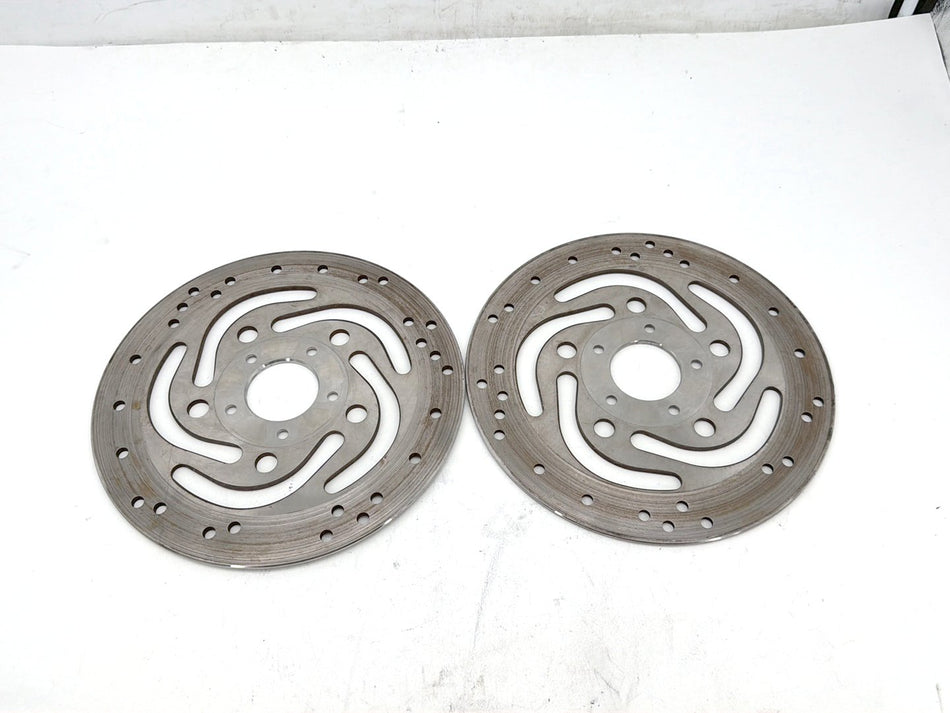 2007 Harley Electra Glide Touring Ultra FLHTCUI OEM Front Brake Rotors Disc Pair