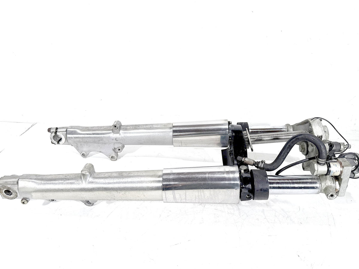 93 Harley Electra Touring Sport Front Triple Tree Set & LH RH Fork Legs Sliders