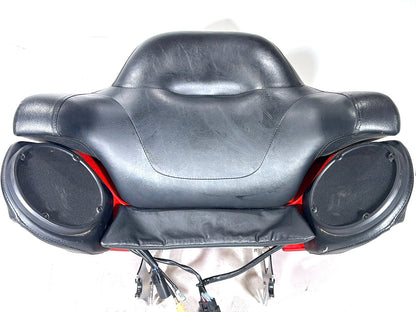 2008 - 2016 Harley-Davidson Touring Electra Glide Ultra Pass Backrest Tour Pak Luggage NOKey w/ Audio Left Right Rear Sound Speakers