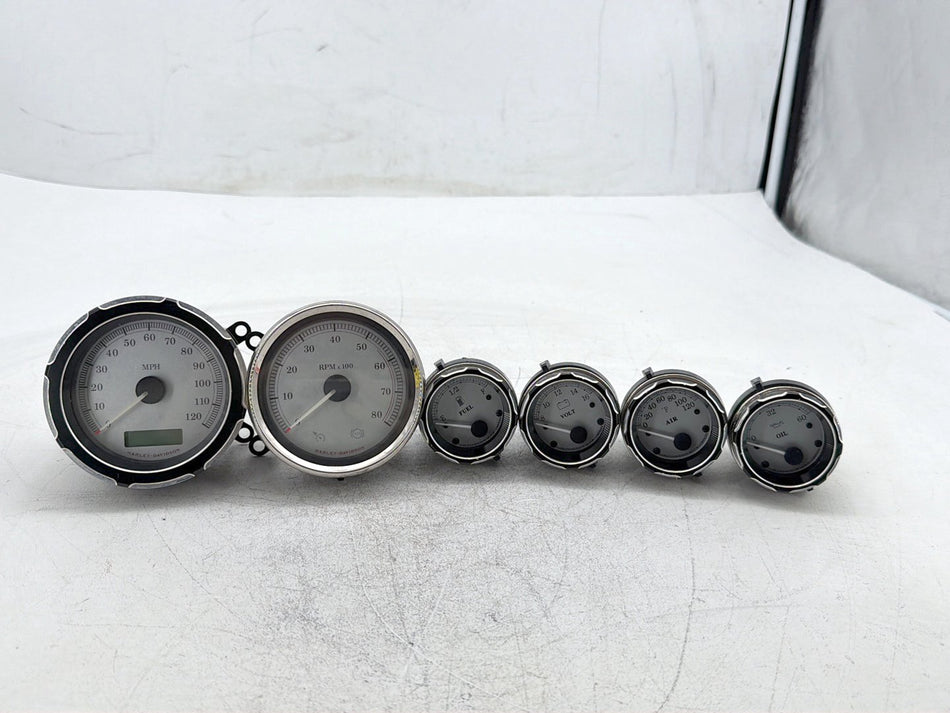2009 Harley Street Glide Touring FLHX OEM Air Oil Volt Fuel Tacho Speedo Gauges