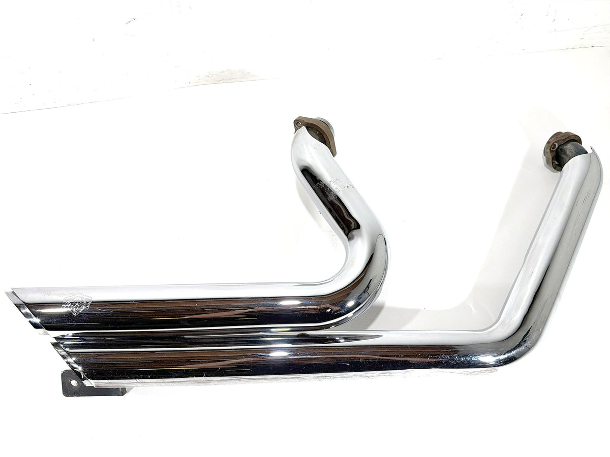 2008 Harley Softail Custom FXSTC OEM Exhaust Header Pipes Vance & Hines