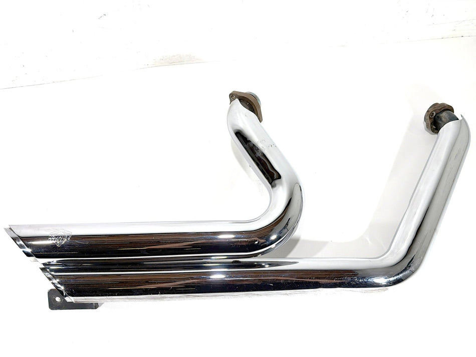 2008 Harley Softail Custom FXSTC OEM Exhaust Header Pipes Vance & Hines