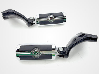 2009 Harley Sportster XL1200C 1200 Custom OEM Passenger Left & Right Foot Pegs