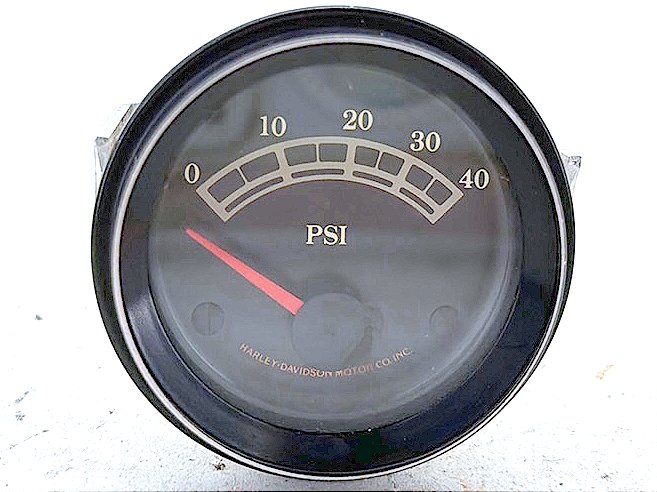 1992 Harley Electra Glide Touring Classic OEM Oil Pressure Gauge PSI 75032-87
