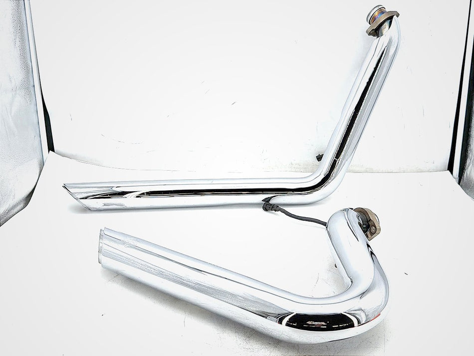2008 Harley Dyna Super Glide FXD Exhaust Header Pipes Vance & Hines NO Bracket