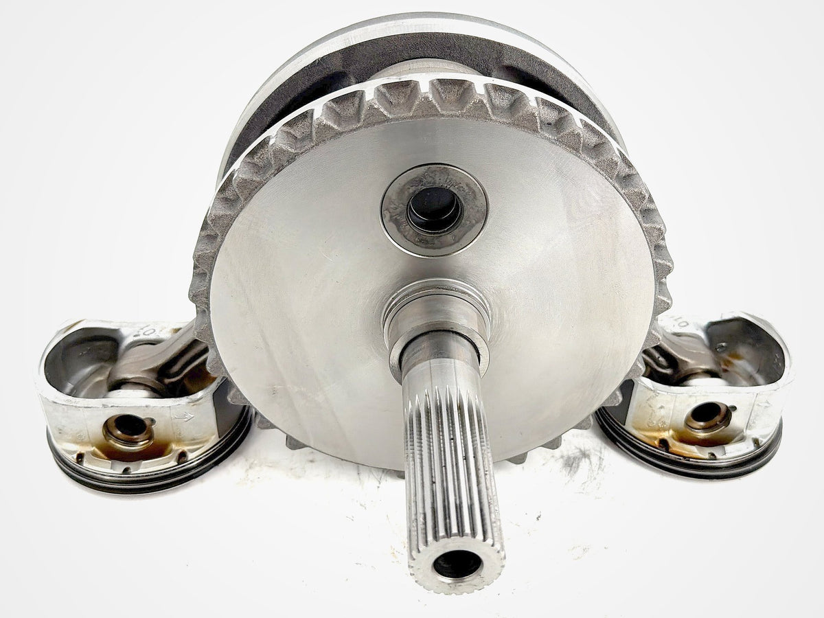 16 Harley Touring Street Glide OEM Twin Cam Engine Crank Shaft Flywheel Pistons