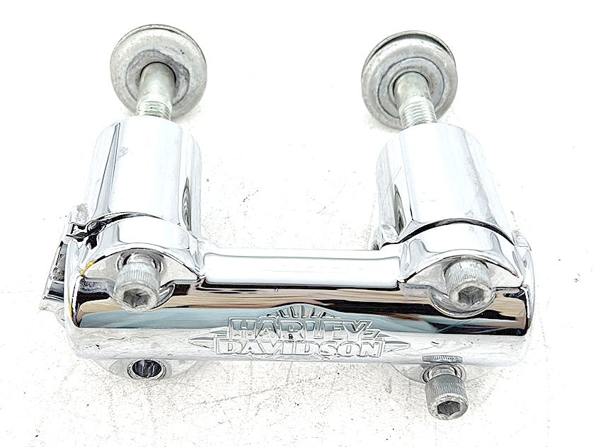 2013 Harley Heritage Softail Classic FLSTC OEM Front Handlebar Riser Top Clamp Chrome