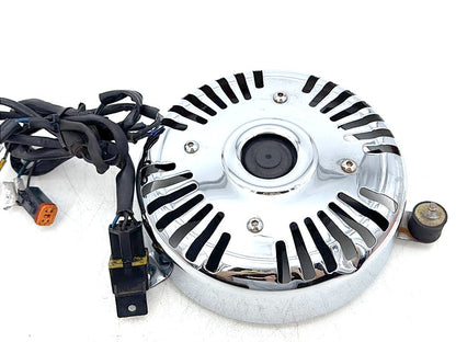 2000 Harley Touring Electra Glide Ultra OEM Cooling Fan Blades w/ Chrome Cover