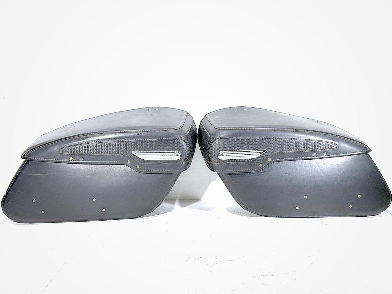 2006 Harley Road King Touring FLHRCI Classic OEM Rear Left Right Saddlebags Luggage Leather