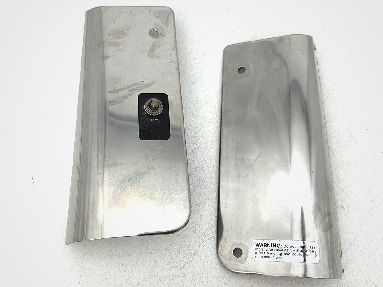 1986 - 1998 Harley-Davidson Softail Heritage Classic Left & Right Headlamp Nacelle Covers 67814-86