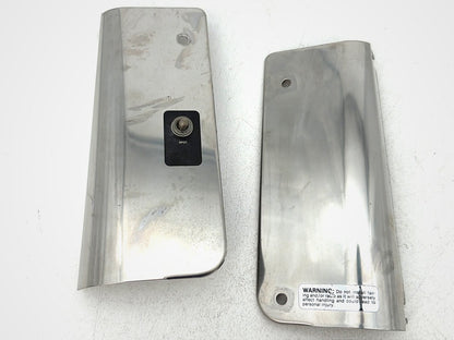 1986 - 1998 Harley-Davidson Softail Heritage Classic Left & Right Headlamp Nacelle Covers 67814-86