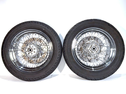 1999 - 2006 Harley-Davidson Softail Heritage Front Rear Wheel Rim Tire Spoked 40700-05 , 42947-06