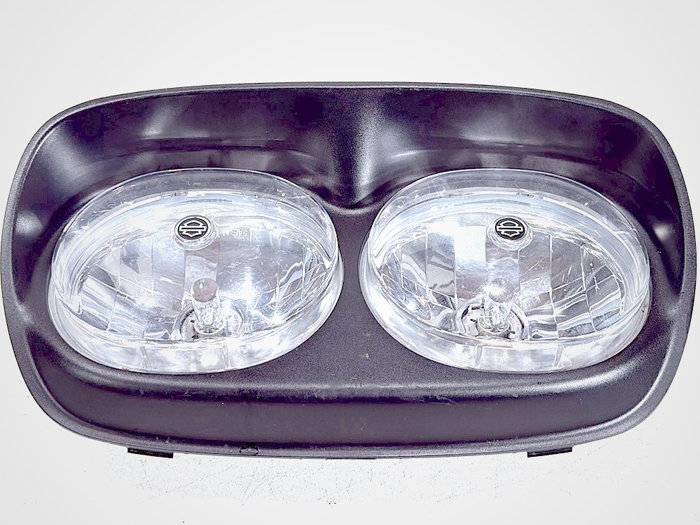 2011 Harley Road Glide Touring FLTRX Headlight Headlamp Head Light Halogen DUAL