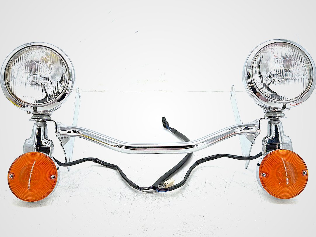 2003 Harley Electra Glide Touring OEM Front Turn Signal Indicators Aux Light Bar