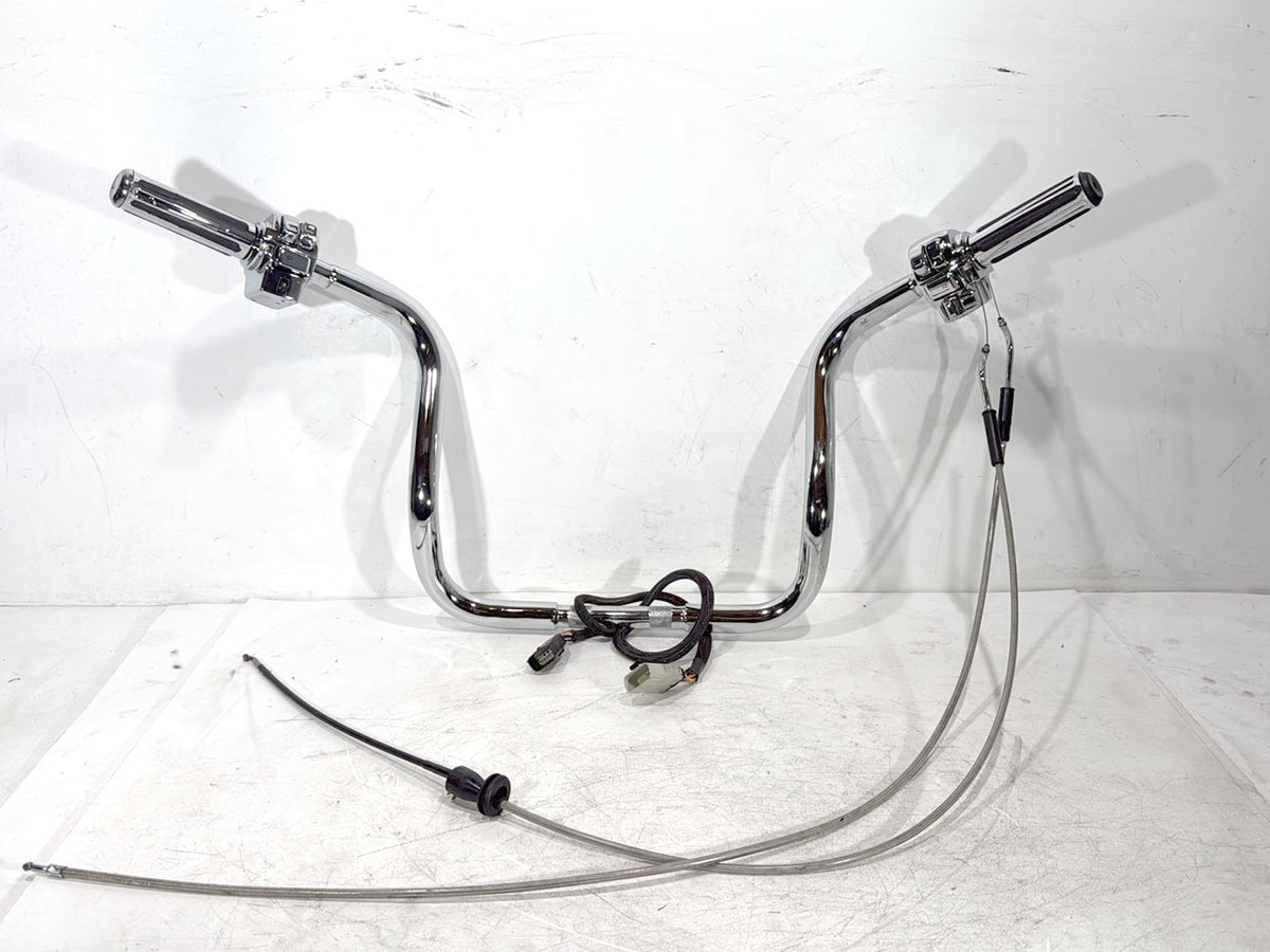07 Harley Street Glide Touring FLHX OEM Handlebars Left Right Switches Controls