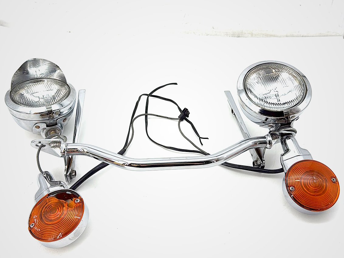 1991 Harley Heritage Softail Classic FLSTC Front Turn Signal Indicators Light Ba