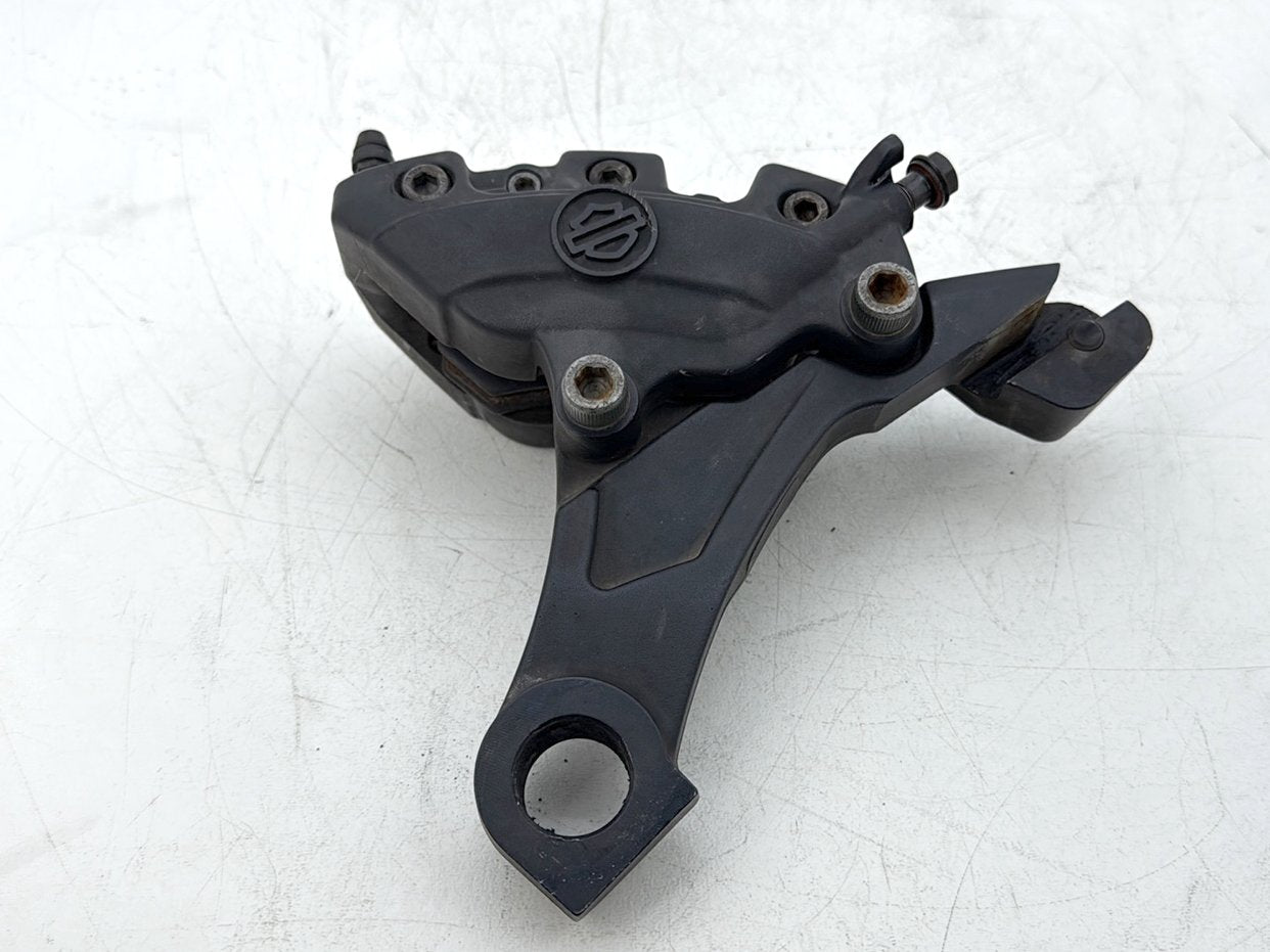 2014 Harley Street Glide Touring FLHXS OEM Rear Back Brake Caliper w/ Bracket