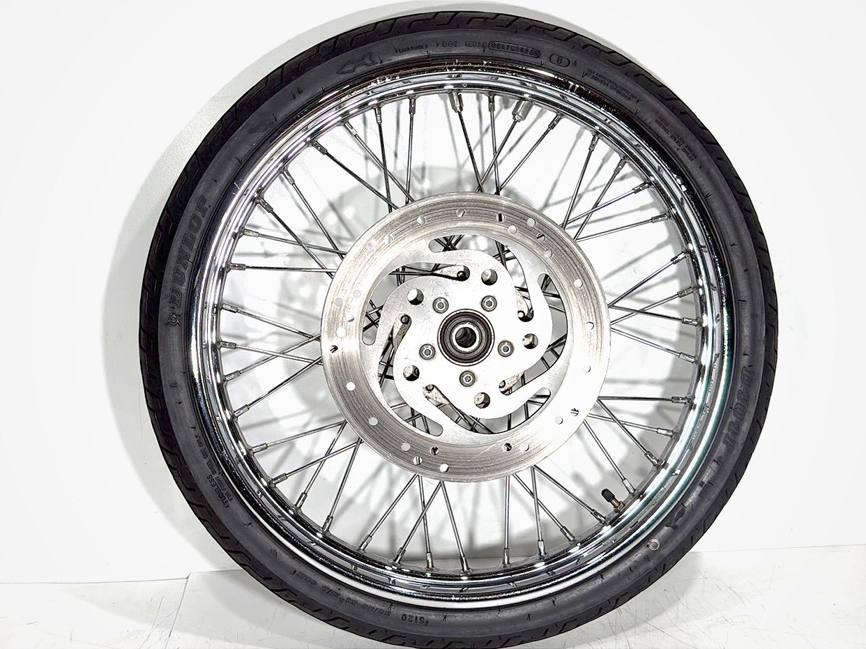 2005 Harley Sportster XL883C 883 Custom OEM Front Wheel Rim Tire Spoked