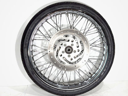 2005 Harley Sportster XL883C 883 Custom OEM Front Wheel Rim Tire Spoked